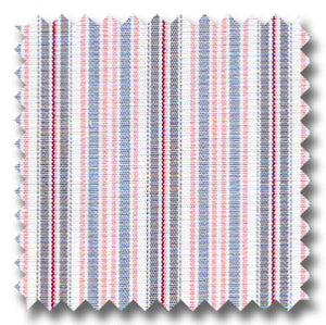 Pink, Gray, and White Stripe Custom Dress Shirt