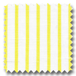 Yellow Stripe 170 2Ply Linen - Custom Dress Shirt