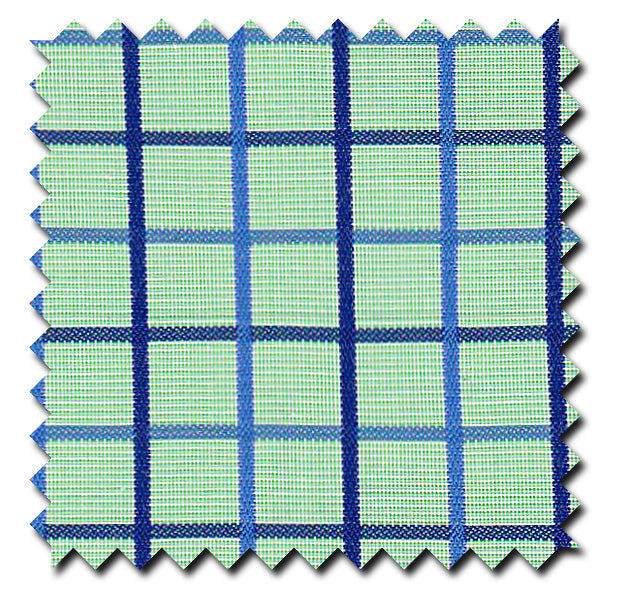 blue grid dress shirt Collars & Co Apex Performance Dress Shirt Blue Grid Check / Large