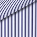 Navy Blue Stripe Dress Shirt