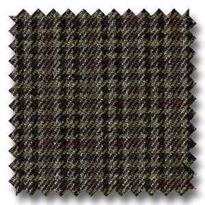 Brown and Light Brown Check 100's Twist Lambswool Custom Sport Coat
