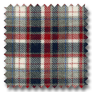 Gray, Navy and Gray Check Twill - Custom Dress Shirt