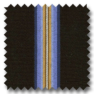 Tone and Tone Stripe Blue, Black and Multiple - Custom Dress Shirt