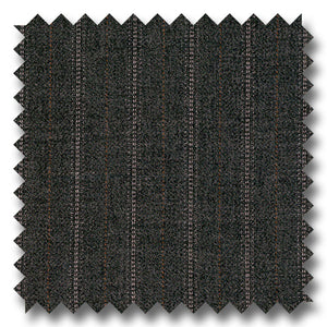 Gray with Silver & Peach Stripes 100% Wool