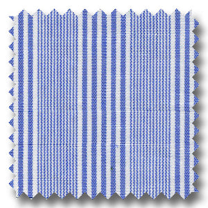 Stripe Poplin Blue - Custom Dress Shirt