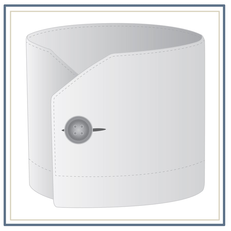 Single Button Rounded Cuff 1 Button Angled Cuff | The Custom Shop Clothiers
