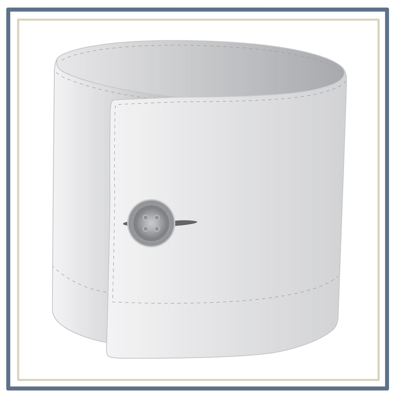 1 Button Squared Cuff | The Custom Shop Clothiers