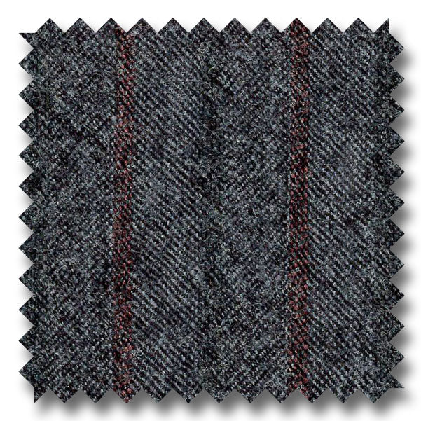 Zegna Black & Rust Stripe