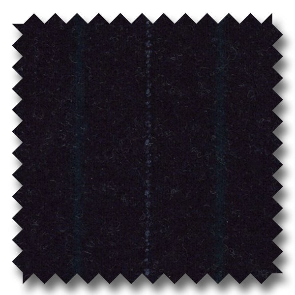 Zegna Navy Blue with Teal Stripe Cashmere