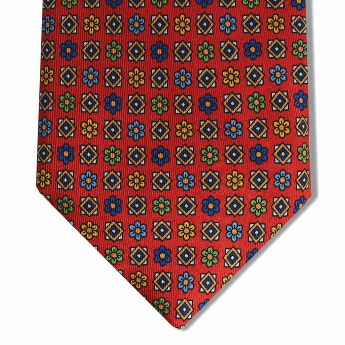 Red Foulard Tie