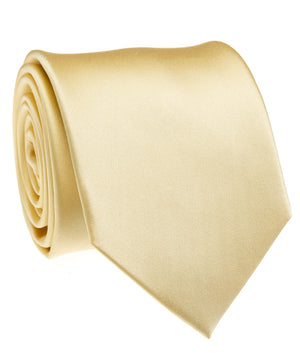 Beige Satin Tie