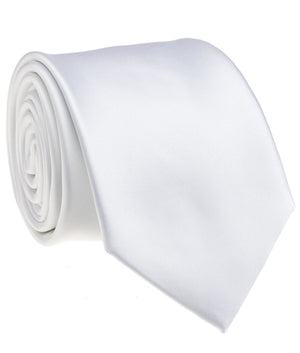 White Satin Tie