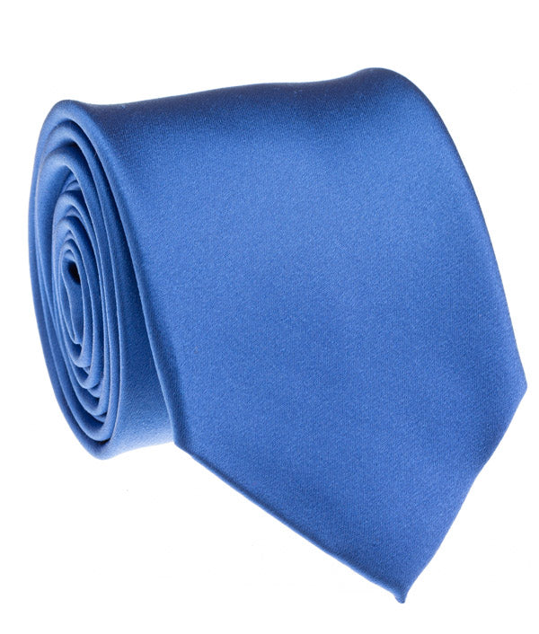 Royal blue Satin Tie