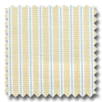 Gold, Blue, and White Stripe Custom Dress Shirt