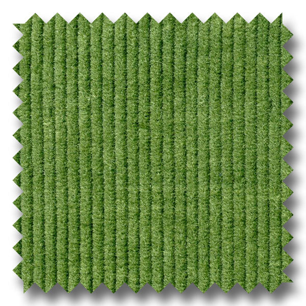 Green Solid Pinwale Corduroy 100% Cotton