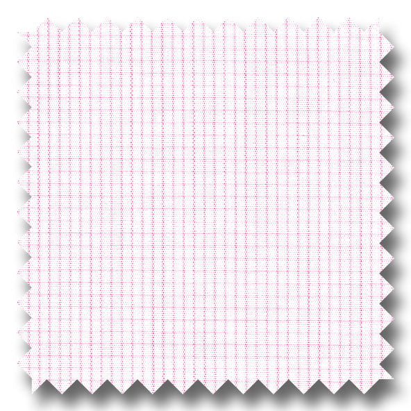 Pink Check 2Ply Broadcloth - Custom Dress Shirt