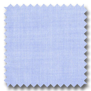 Blue Solid 200 2Ply Broadcloth - Custom Dress Shirt