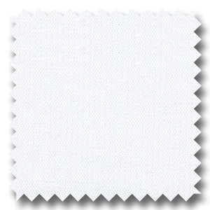 White Mini Herringbone 200 2Ply - Custom Dress Shirt