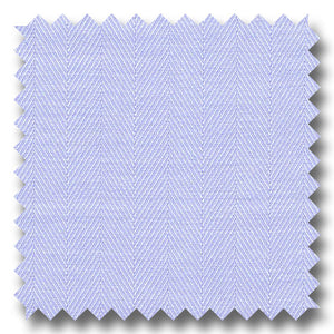 Light Blue 200 2Ply Herringbone - Custom Dress Shirt