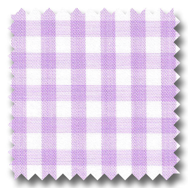 Lavender Check 200 2Ply Broadcloth - Custom Dress Shirt