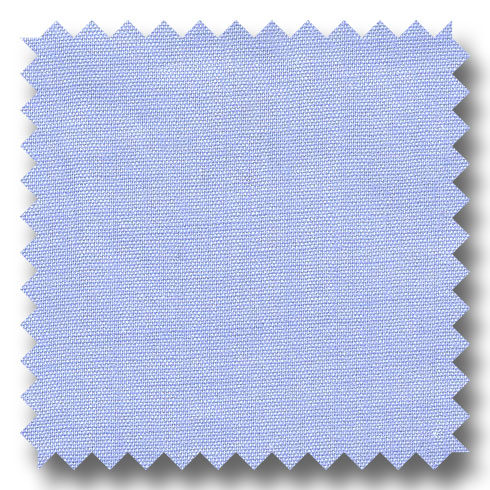 Medium Blue Solid 2Ply Broadcloth - Custom Dress Shirt