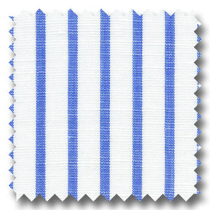 Dark Blue Stripe 170 2Ply Linen - Custom Dress Shirt