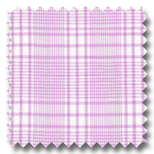 Pink Check 2Ply Broadcloth - Custom Dress Shirt