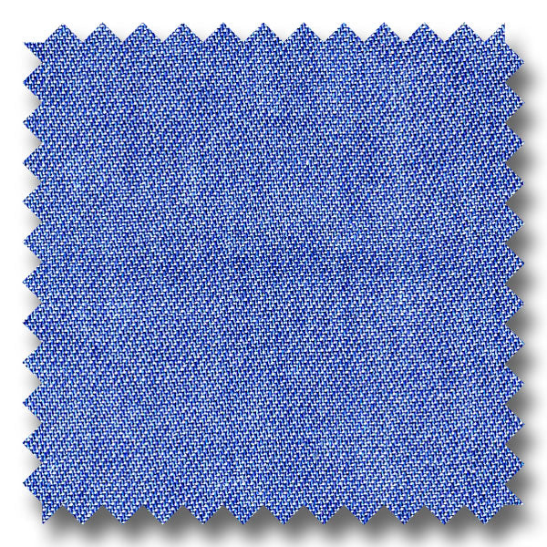 Blue Solid Denim 100% Cotton Custom Blazer