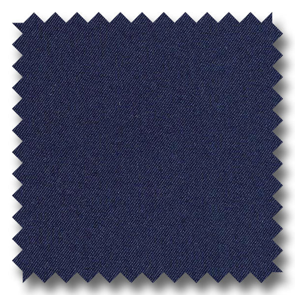 Navy Solid Stretch Broadcloth - Custom Dress Shirt