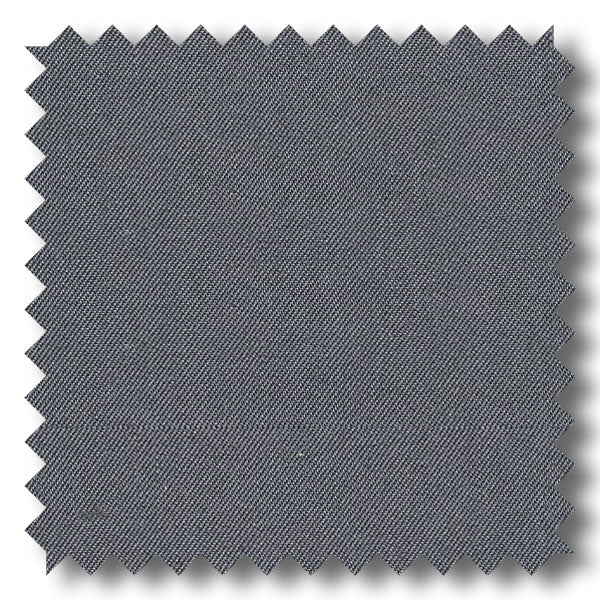Gray Solid Stretch Broadcloth - Custom Dress Shirt