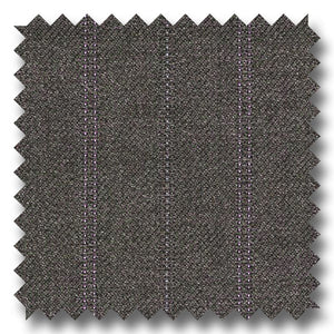 Gray with Multi Color Stripe Super 130s Merino Wool