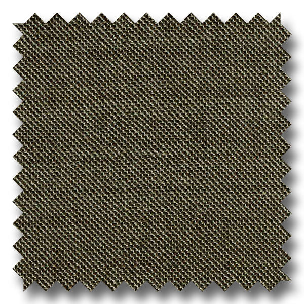 Brown Solid Sharkskin Super 130s Merino Wool