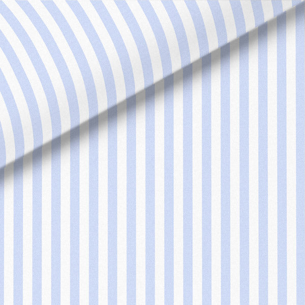 Pale Blue Stripe Broadcloth Dress Shirt