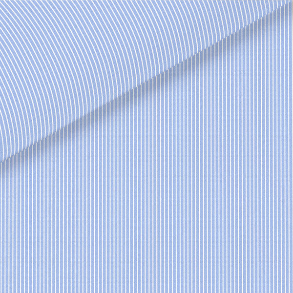 Blue Stripe Broadcloth Dress Shirt