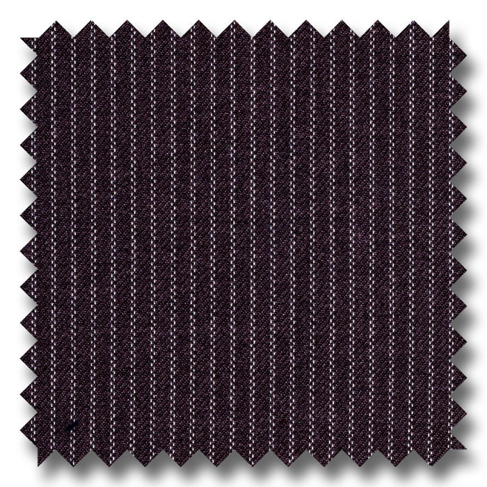 Gray Pinstripes 100% Wool