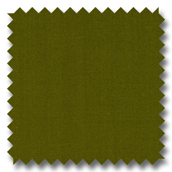 Solid Olive Green Gabardine