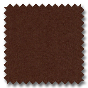 Solid Chocolate Brown Gabardine