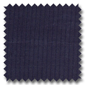 Midnight Blue Self Stripes 100% Wool
