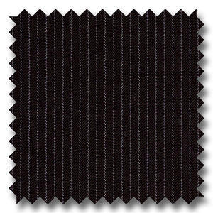 Midnight Blue Pinstripes 100% Wool
