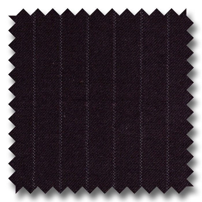 Navy with Gray Stripes 100% Wool
