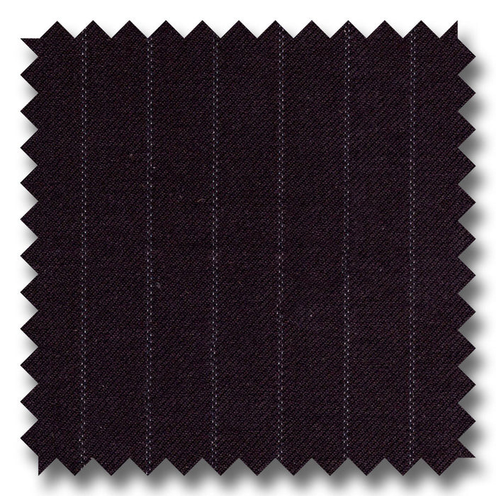 Navy with Gray Stripes 100% Wool