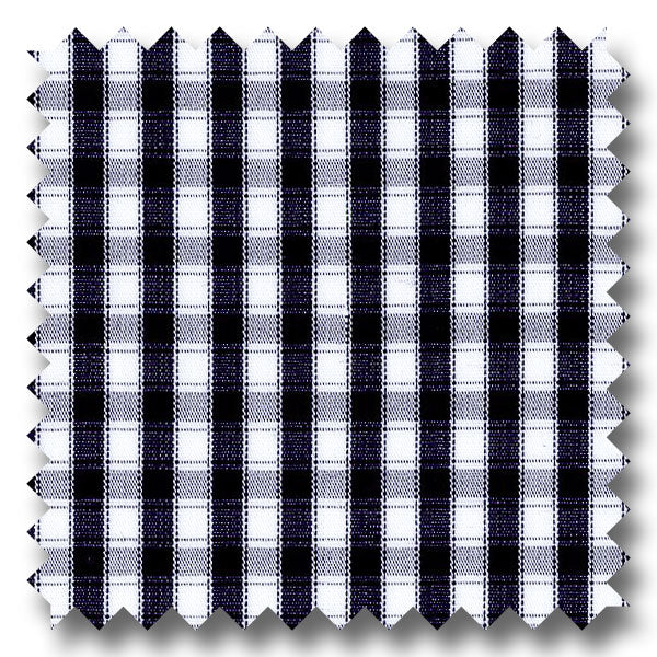 Plum Mini Grid Check Pinpoint - Custom Dress Shirt