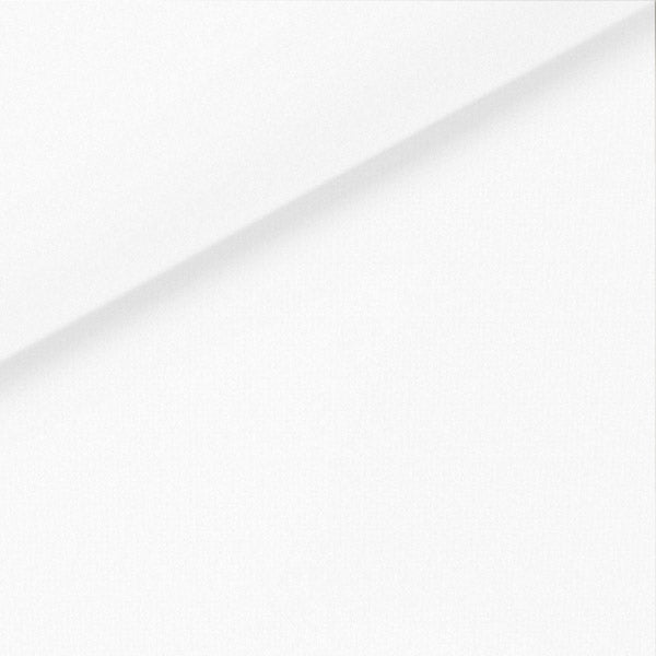 White Solid Broadcloth Dress Shirt