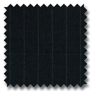 Charcoal Gray Chalk Stripes 100% Wool