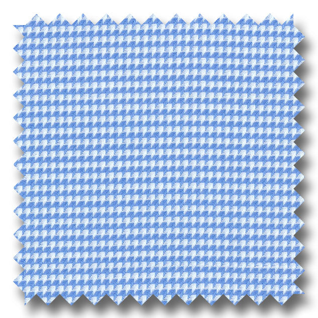 Blue Check 2Ply Dobby - Custom Dress Shirt