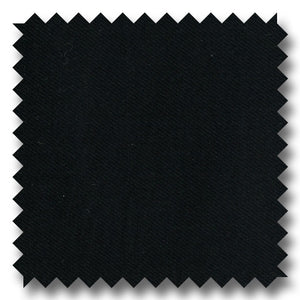 Black Solid 2Ply Twill  - Custom Dress Shirt