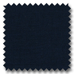 Dark Blue Solid 2Ply Twill  - Custom Dress Shirt