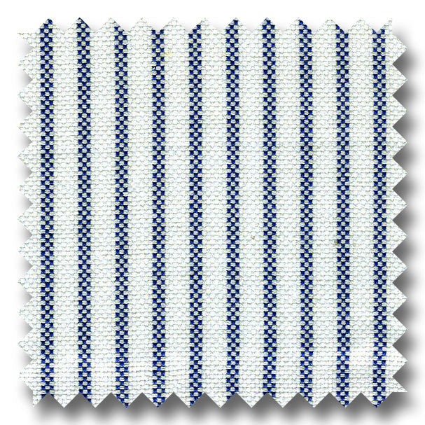 Blue Stripe 2Ply Panama - Custom Dress Shirt
