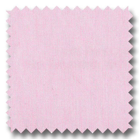 Pink Solid 100's 2Ply Broadcloth - Custom Dress Shirt