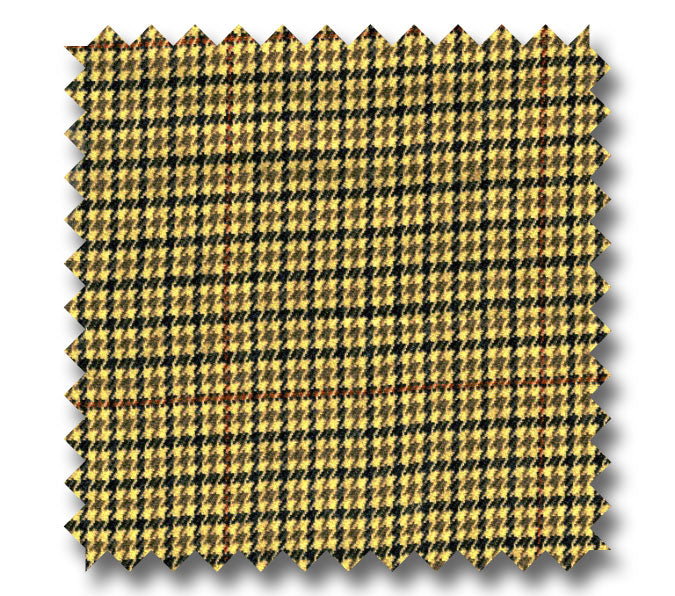 Tan with Rust 100% Wool